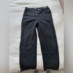 Black Wilfred Free cargo pants. Very stretchy and comfortable